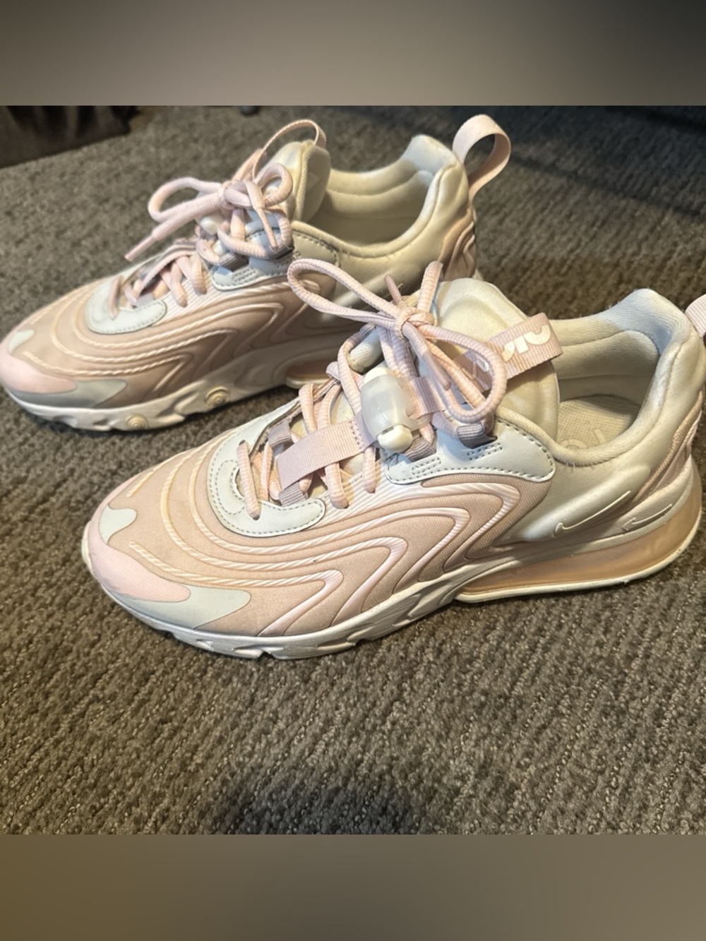 Nike Light Pink and White Women's Sneakers